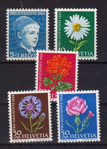 Briefmarken Schweiz 786-90 y **
