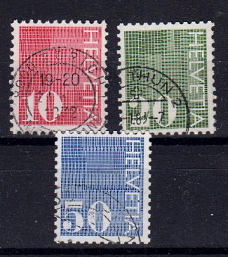 Briefmarken Schweiz 933-35 o