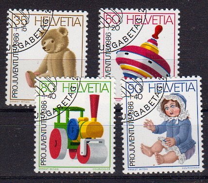 Briefmarken Schweiz 1331-34 o