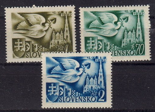 Briefmarken Slowakei 102-04 **