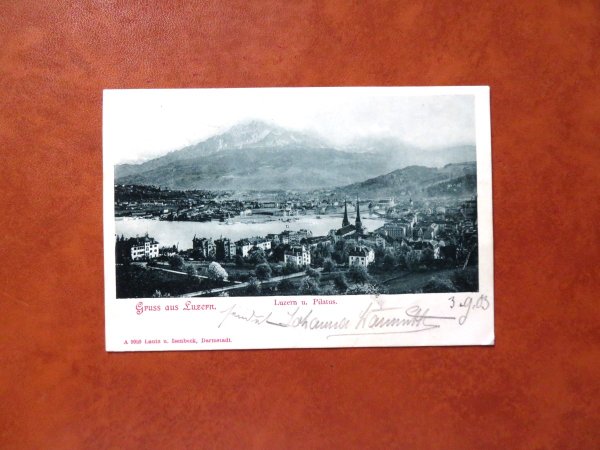 Ansichtskarte Schweiz Luzern 1903