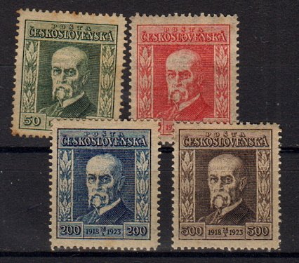 Briefmarken Tschechoslowakei 205-08 *