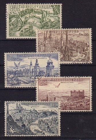 Briefmarken Tschechoslowakei 894-98 o