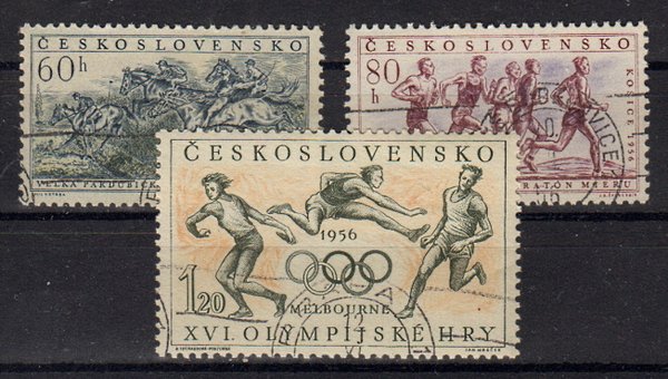Briefmarken Tschechoslowakei 981-83 o