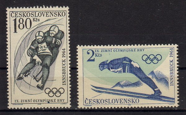 Briefmarken Tschechoslowakei 1448-49 **