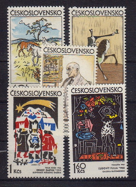 Briefmarken Tschechoslowakei 2060-64 **