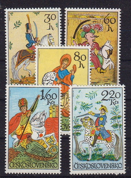 Briefmarken Tschechoslowakei 2097-100 + 02 **