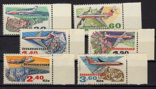 Briefmarken Tschechoslowakei 2166-71 **