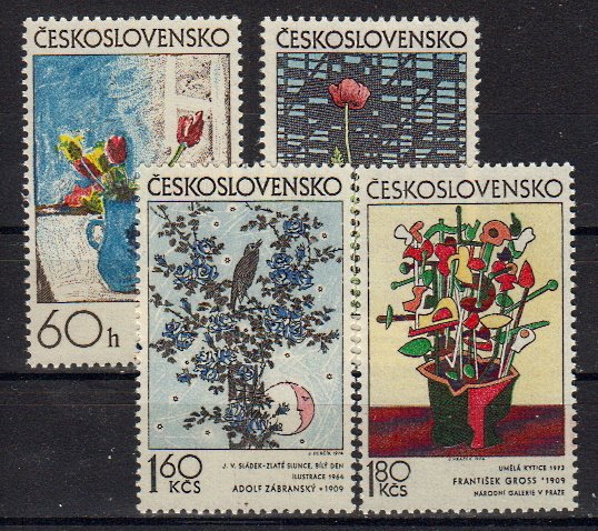 Briefmarken Tschechoslowakei 2185-88 **