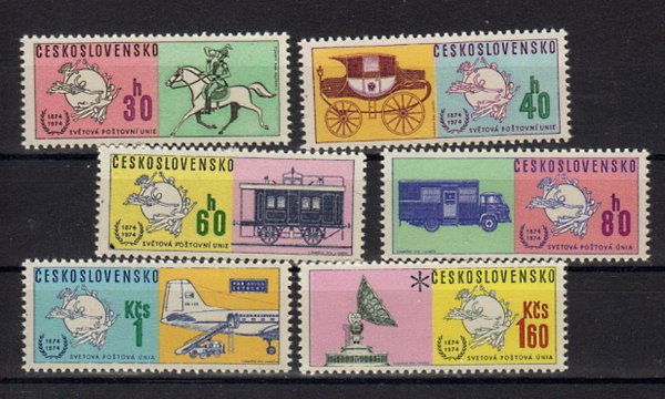 Briefmarken Tschechoslowakei 2222-27 **