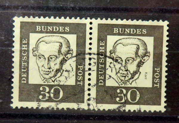 Briefmarke BRD 354 o waagrechtes Pärchen