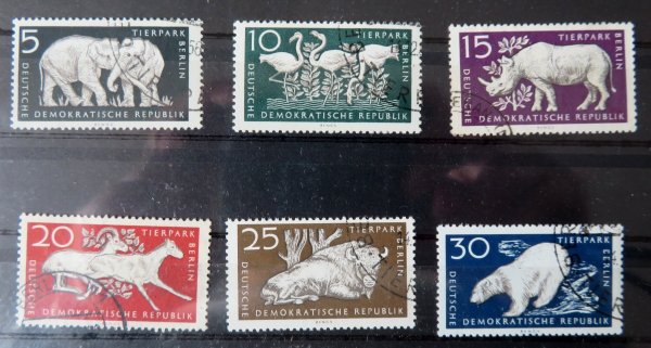 Briefmarke DDR 551/56 o