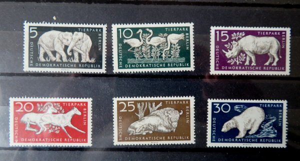 Briefmarke DDR 551/56 **