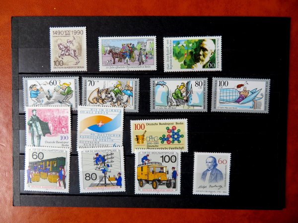 Briefmarke Berlin 860/62, 868/73, 875/79 alles ** aus Jahrgang 1990
