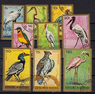 Briefmarken Burundi 158-66 o