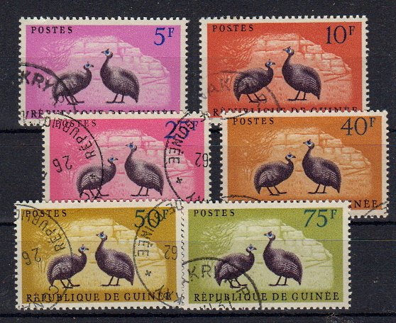 Briefmarken Guinea 80-85 o