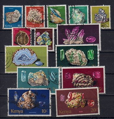 Briefmarken Kenia 96-109 o