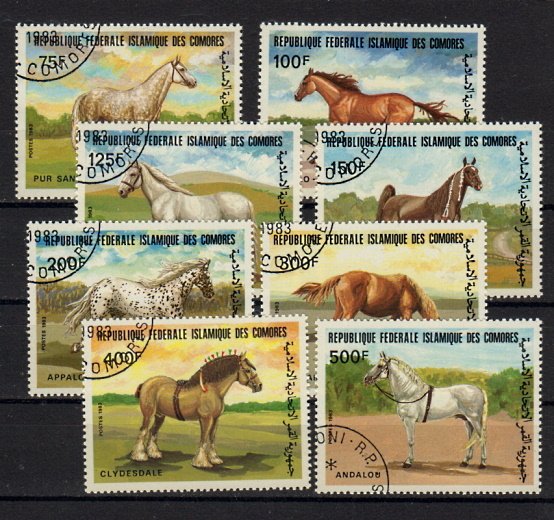 Briefmarken Komoren 699-706 o