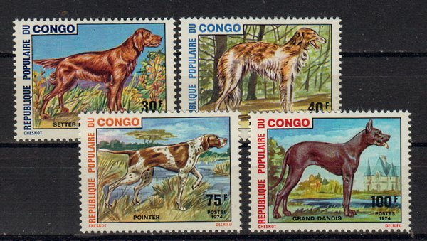Briefmarken Kongo (Brazzaville) 441-44 **