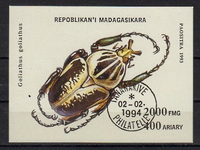 Briefmarken Madagaskar Block 254 o