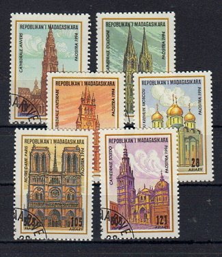 Briefmarken Madagaskar 1688-93 o