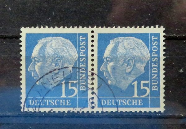 Briefmarke BRD 184 o waagrechtes Pärchen