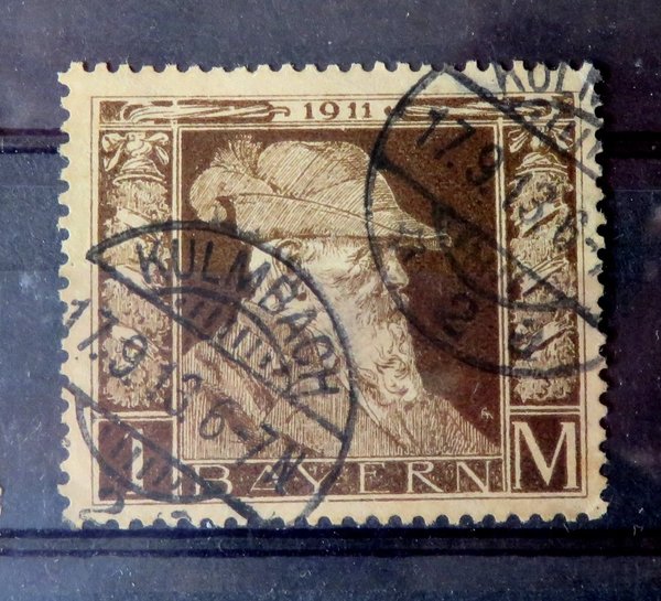 Briefmarke Bayern 86 II o