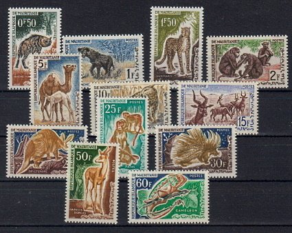 Briefmarken Mauretanien 204-15 **