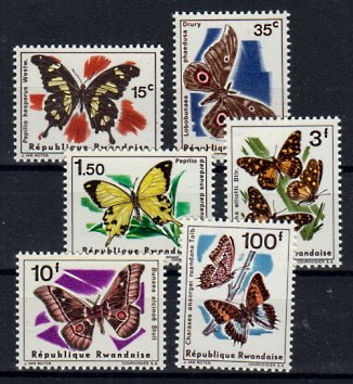 Briefmarken Ruanda 147-52 **