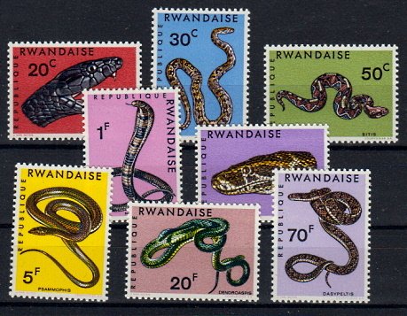 Briefmarken Ruanda 201-08 **