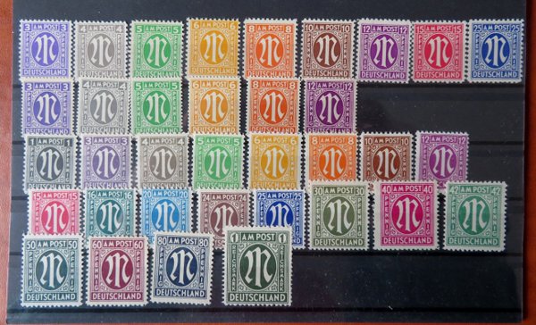 Briefmarke Bizone 1/35 **