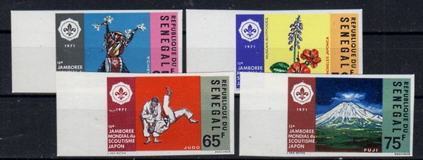 Briefmarken Senegal 465-68 B **