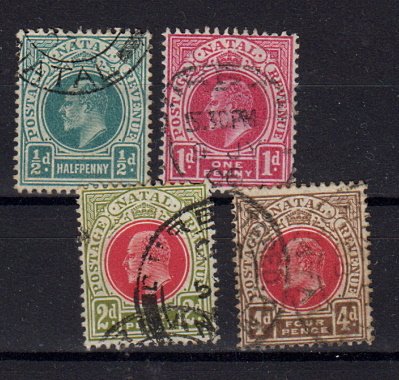 Briefmarken Natal 77-80 o