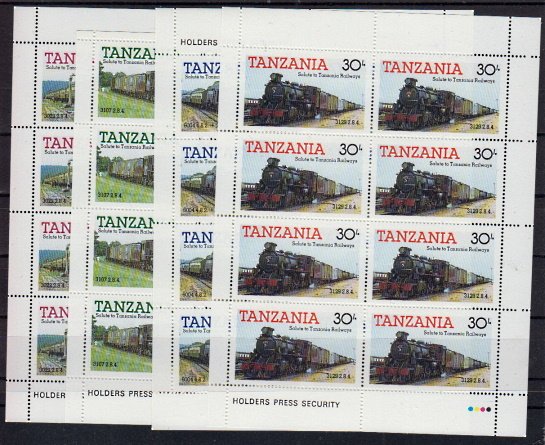 Briefmarken Tansania 268-71 ** KLB