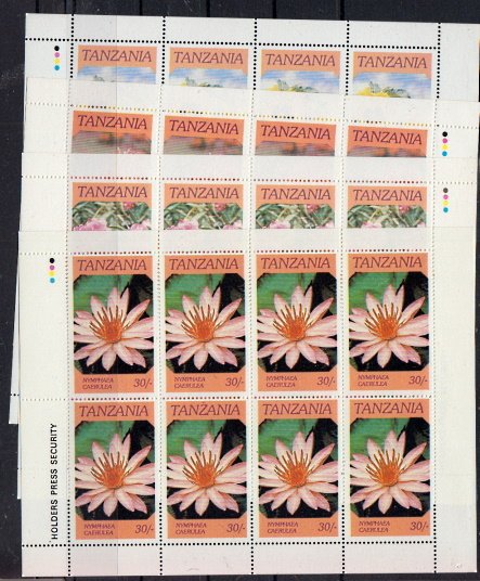 Briefmarken Tansania 324-27 ** KLB