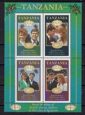 Briefmarken Tansania Block G 62 **