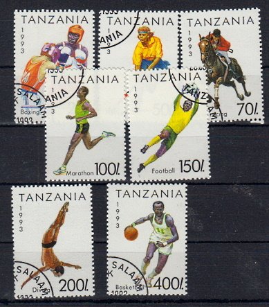 Briefmarken Tansania 1467-73 o