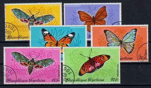 Briefmarken Togo 820-25 o