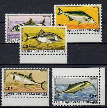 Briefmarken Zentralafrikanische Rep. 234-38 **