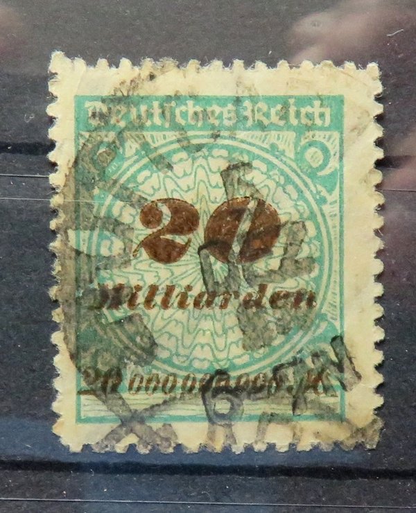 Briefmarke Deutsches Reich 329 B o