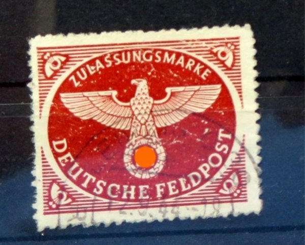 Briefmarke Deutsches Reich Feldpost 2 B o
