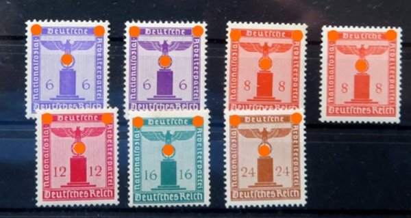 Briefmarke Deutsches Reich Dienstmarke 159/63 **