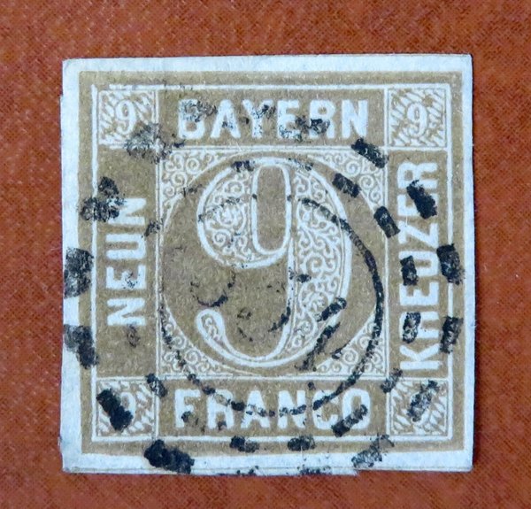 Briefmarke Bayern 11 o