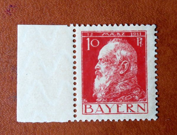 Briefmarke Bayern  78 I ** RS