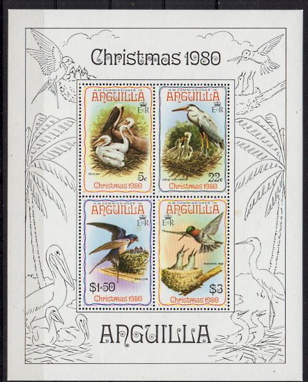Briefmarken Anguilla Block 34 **