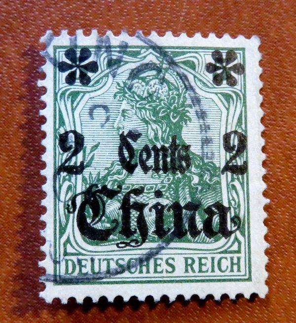 Briefmarke Deutsche Auslandspost in China 29 o