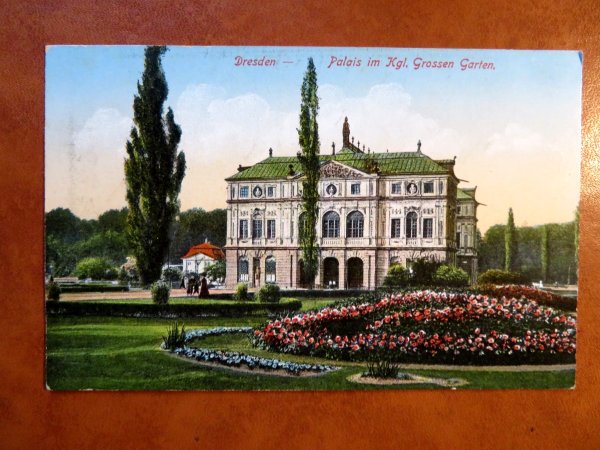Ansichtskarte Dresden, Palais im kgl. Großen Garten um 1900