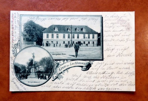 Ansichtskarte Lechhausen 1902