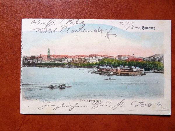 Ansichtskarte Hamburg Alsterlust 1900