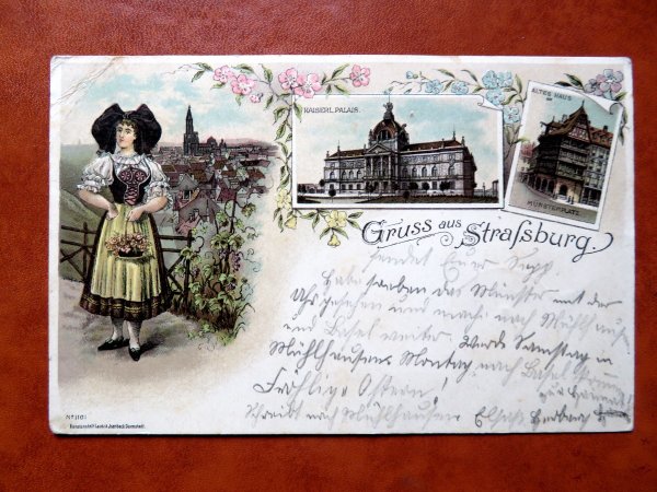 Ansichtskarte Straßburg 1901